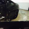 Drivers window before tinting