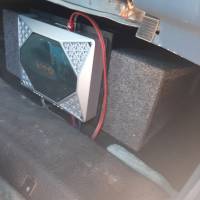 Infinity amp installed