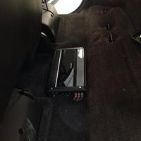 amplifier under seat