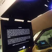 Overhead DVD screen