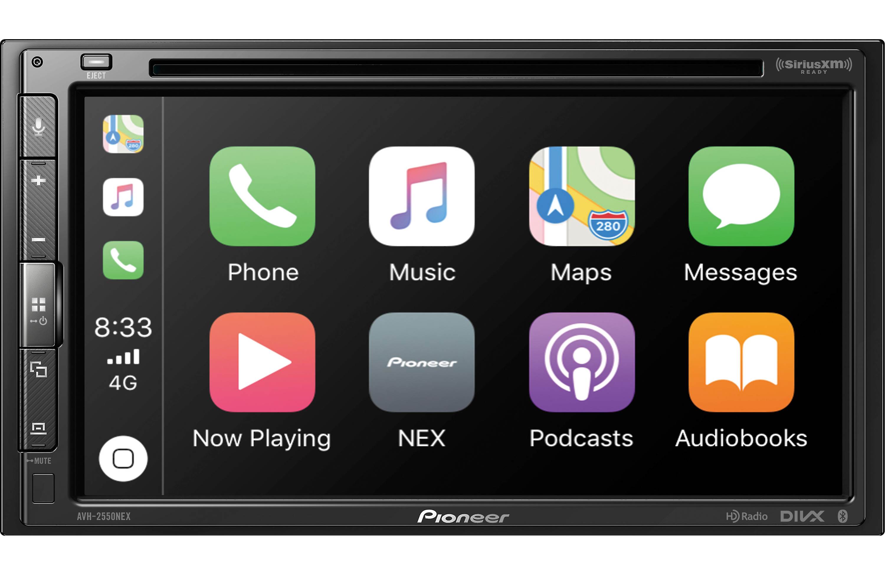 Pioneer AVH-2550NEX - Double Din Radio with Bluetooth & DVD - Car DVD receivers - Custom & Tint