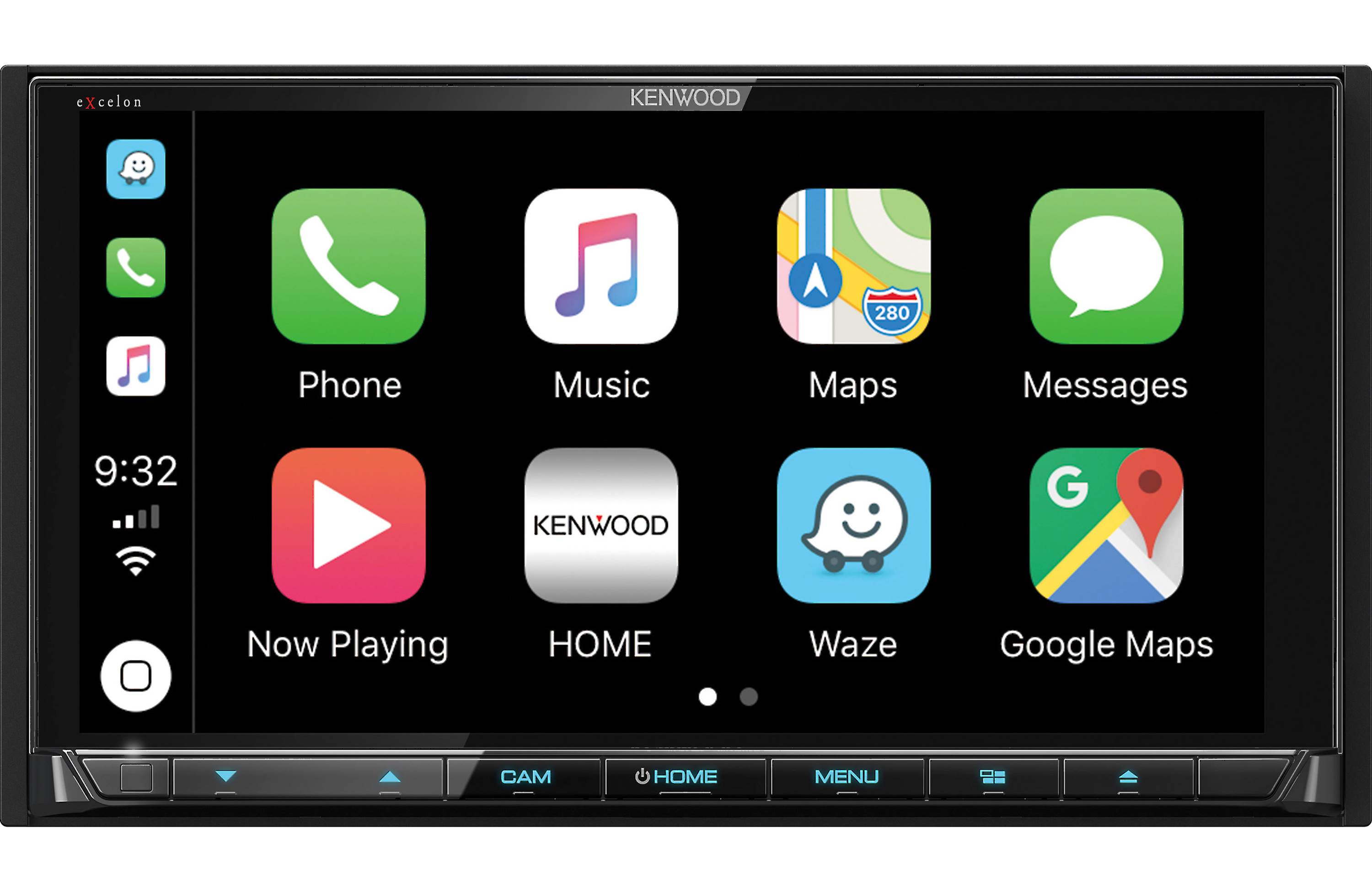 Kenwood DDX9906XR - 2-din Apple Carplay & Android Auto DVD receiver -  SiriusXM & Waze ready - Car DVD receivers - Custom Sounds & Tint