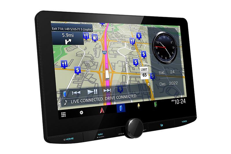 Kenwood DNR1008RVS - GPS Navigation System 10.1