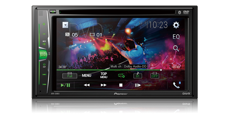 Pioneer AVH-220EX - Multimedia DVD Receiver with custom color