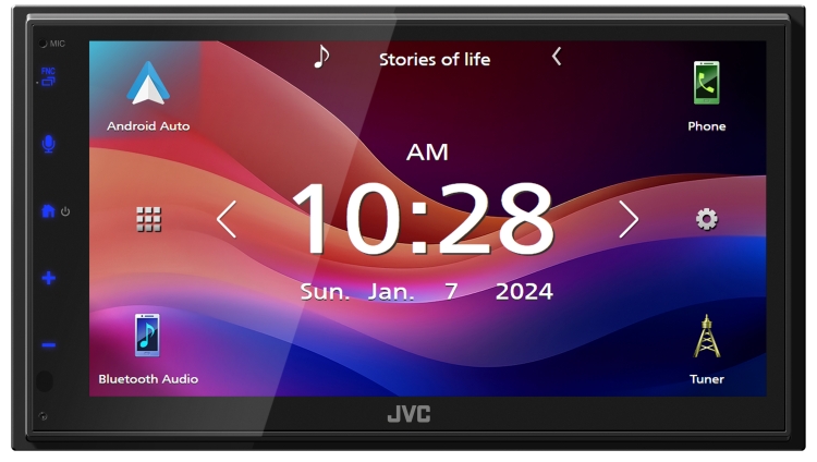 JVC KW-M590BT - Digital Media Receiver featuring 6.8