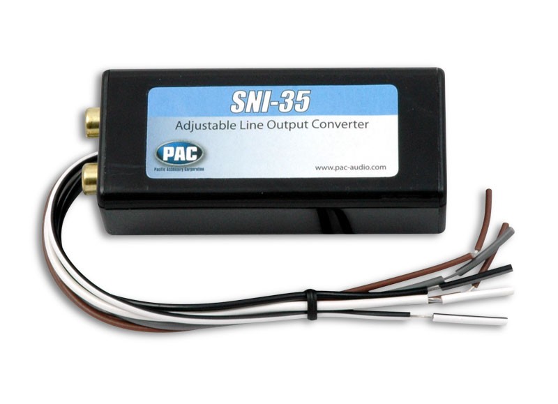 PAC SNI-35 - Adjustable Line Output Converter - Signal Processors & Line  Drivers - Online Car Audio & Stereo Store