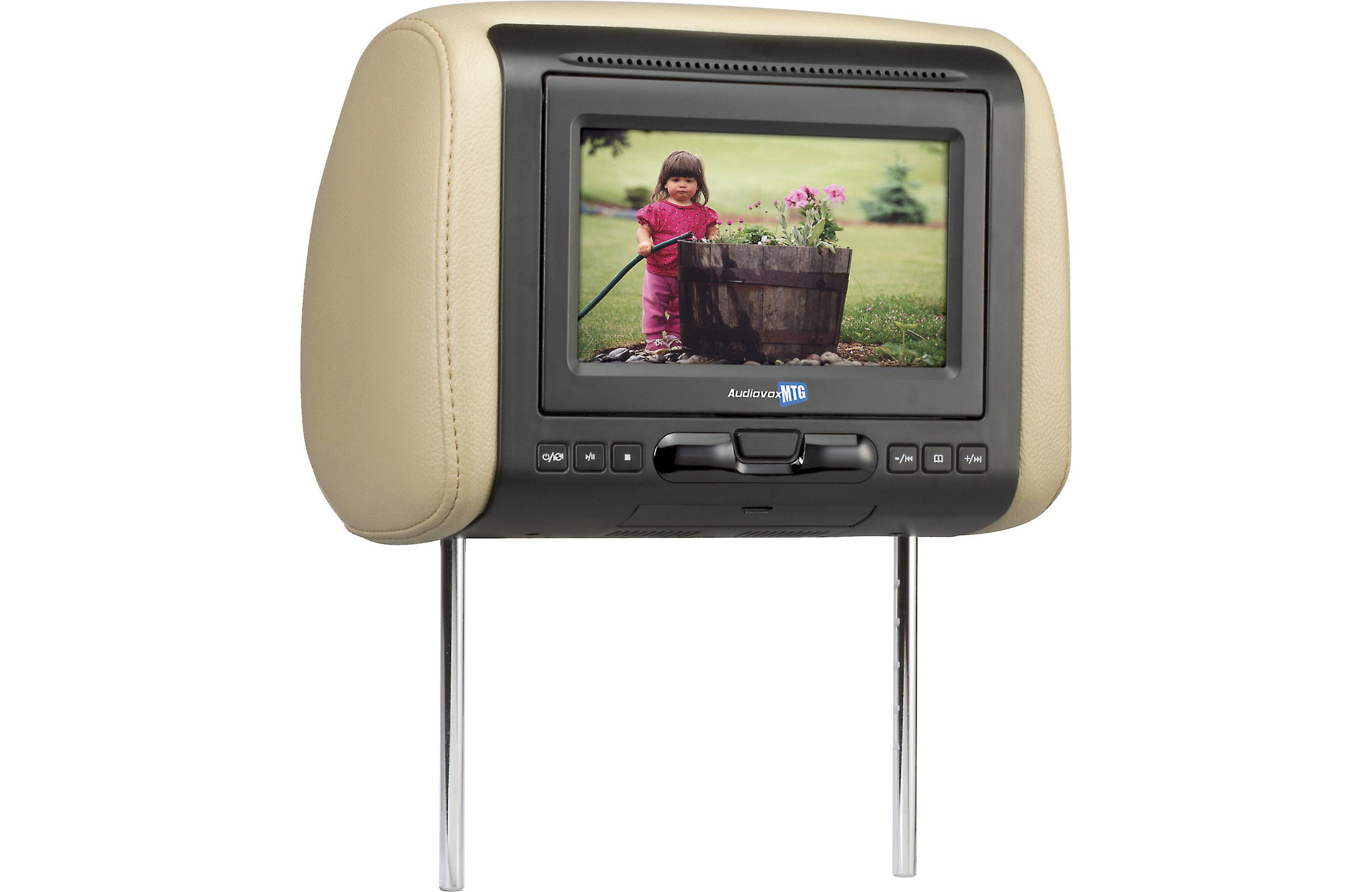 Audiovox AVXMTGHR1D - 7 Inch Headrest Monitor with Built-In DVD