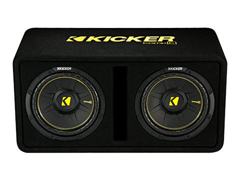 Kicker 10" CompC - Loaded Dual 10" Box - Preloaded car subwoofer boxes - Custom Sounds & Tint