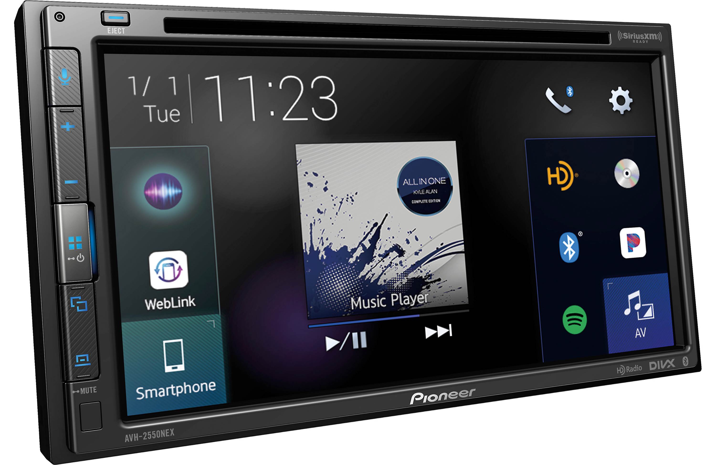 Pioneer AVH2550NEX Double Din Radio with Bluetooth & DVD Car DVD